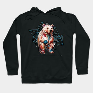 Geometric Bear Hoodie